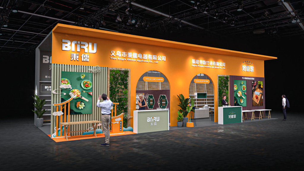 90平方米展臺設計方案-2
