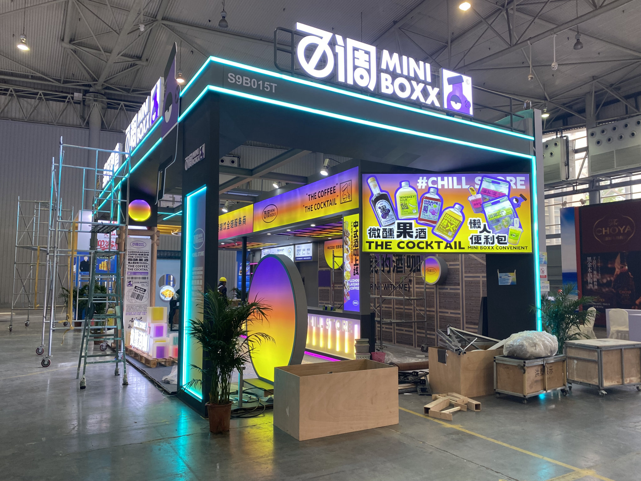 成都糖酒商品交易會展臺搭建案例